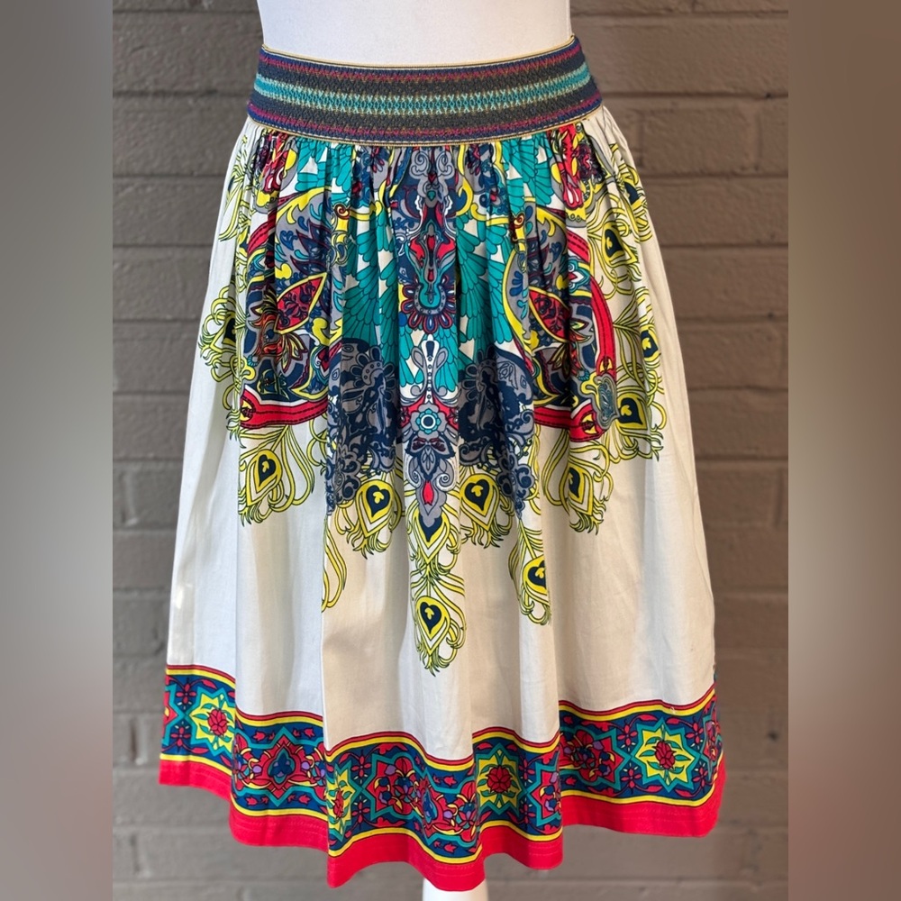 Flying Tomato  Boho Print full skirt S